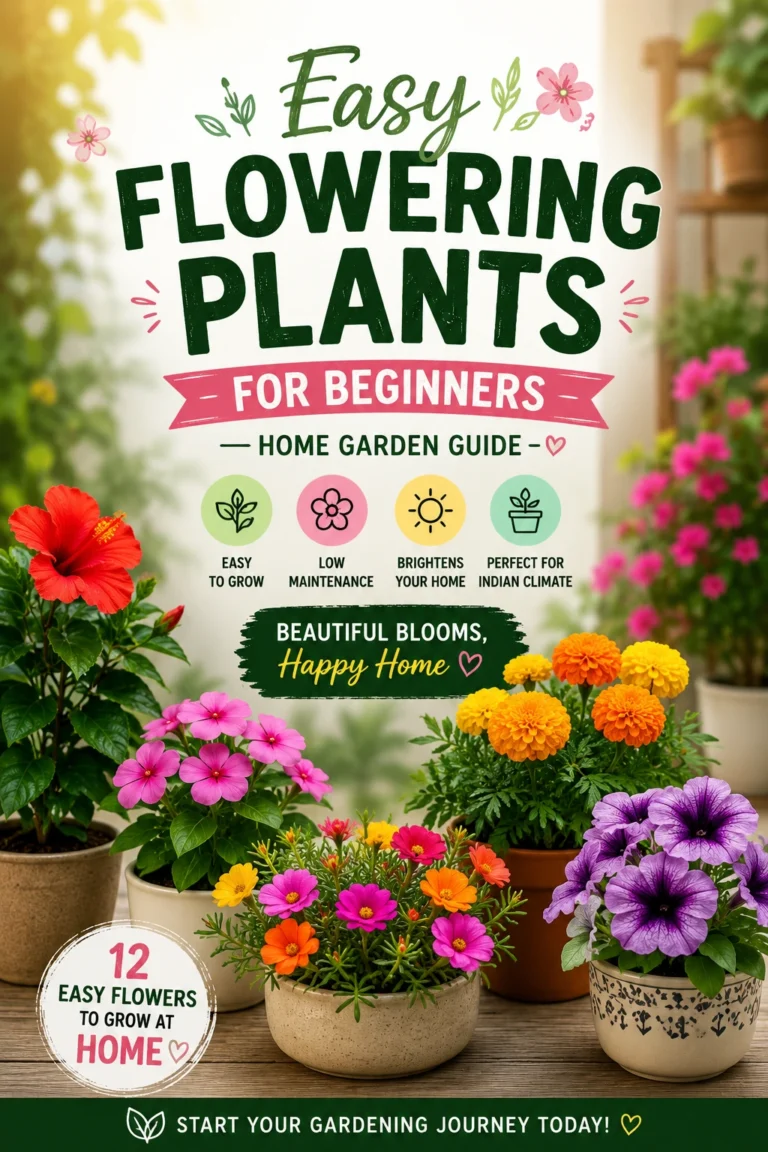 easy flowering plants for beginners