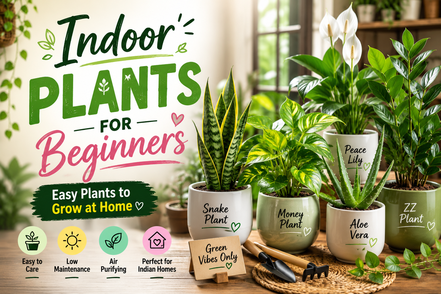 indoor plants for beginners