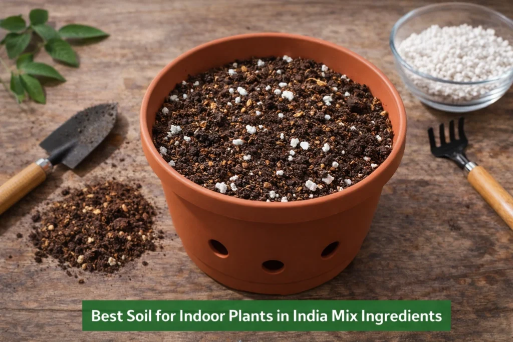 indoor plant soil mix ratio for beginners in india